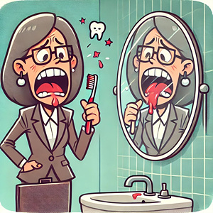 잇몸이 패였을 때 전문가의 도움으로 해결하기